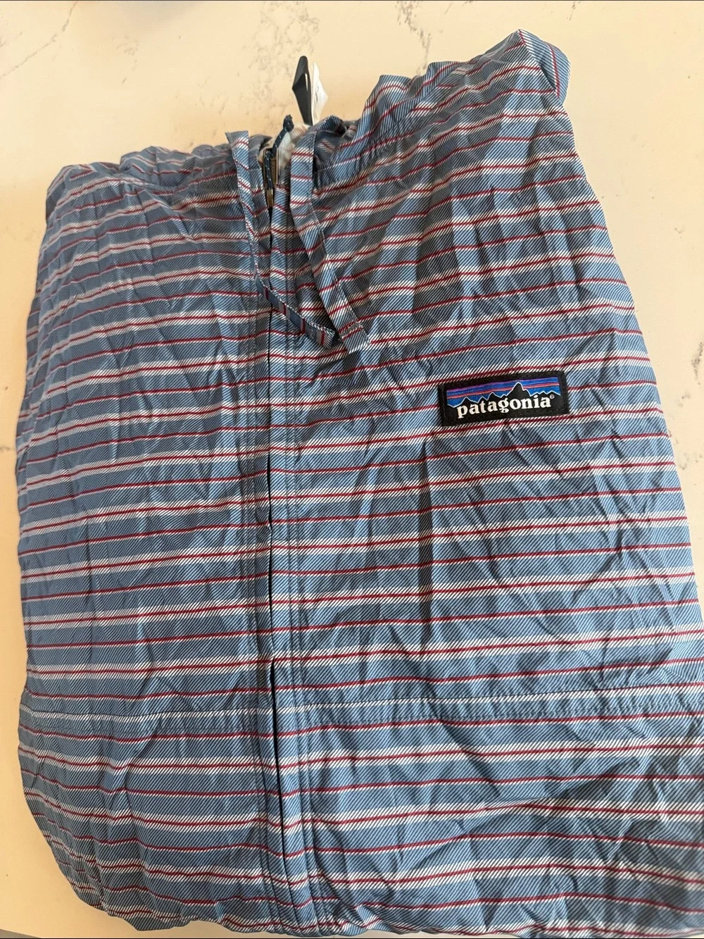 Patagonia Men’s Light Variable Full-Zip Hoodie Arroyo Seco Navy Blue Size Large